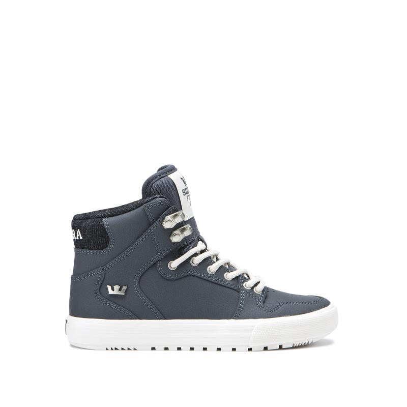 Zapatillas Altas Supra Argentina Niños - VAIDER COLD WEATHER Gris Oscuro (HSZVP-8906)